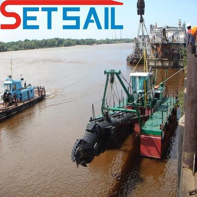 22 Zoll Cutter Saug Sandbagger für Bangladesch Verkauf 298 Kw Hilfsmotor Leistung