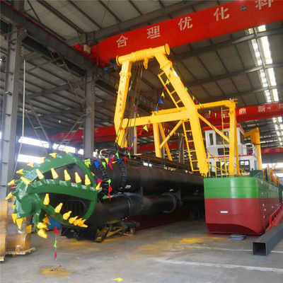 Dieselmotor Amphibien-Schneider Saugbagger mit Hydraulikwinde und Spud-Träger