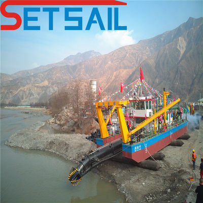 20 Zoll-Sandspumpen-Dredger für Binnenwasserstraßen mit Dieselantrieb QHCSD-437