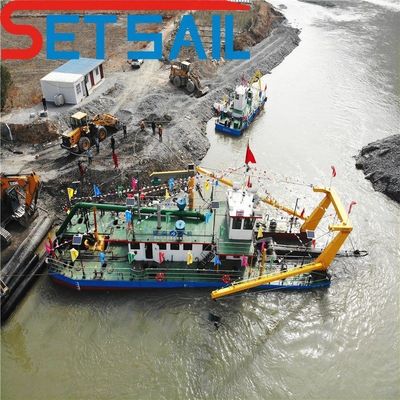 20 Zoll-Sandspumpen-Dredger für Binnenwasserstraßen mit Dieselantrieb QHCSD-437