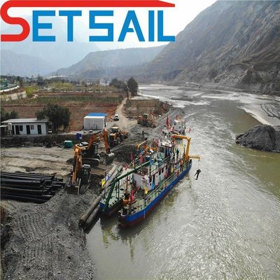 20 Zoll-Sandspumpen-Dredger für Binnenwasserstraßen mit Dieselantrieb QHCSD-437