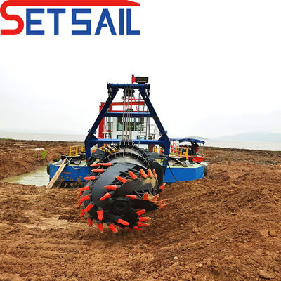 180000.000kg Paket Bruttogewicht Dieselmotor 18 Zoll Schneider Saugbagger für Sand