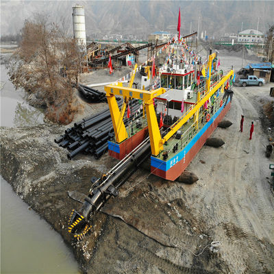Hydraulische Motorsteuerung 18 Zoll Schneider Saugschlamm Bagger Cummins 260 kW für das Baggen