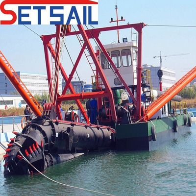 Zusammengestellte Diesel-Typ 18 Zoll-Schneider-Saugschlamm-Dredger für Baggerprojekte