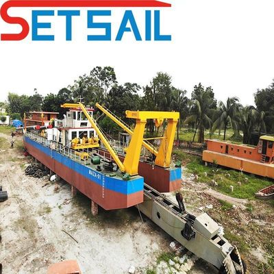Rexroth und Parker Hydraulic Cutter Saug Sand Gold Bagger mit einer Höhe von 1,5-3,2 m