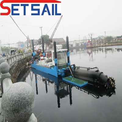18 Zoll Cutter Saugbagger zur Baggerung Tiefe 2,25 Meter Wasserfluss 3500 Kubikmeter
