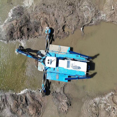 CTS-Schlitten-Typ Vollautomatischer Amphibien-Fluss-Sandbagger für Graben und Leistung