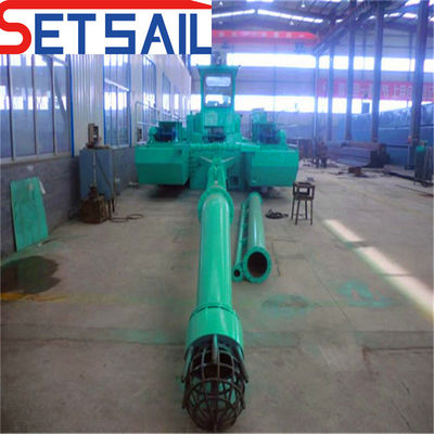 27 m-39 m Gesamtlänge QHJSD-2 Hydraulik Dieselmotor Strahlsaugensandbagger für Flüsse