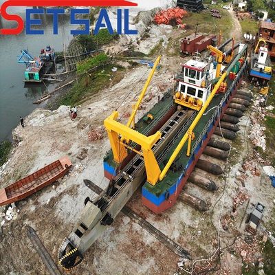 20 Zoll Cutter Saugbagger 137L Gesamtbrennstoffverbrauch und 895 kW Hauptmotorleistung