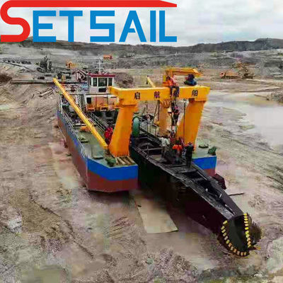 18 Zoll hydraulischer Schneider Saug Sandbergbau Bagger für Sand Ausgabe Entfernung 1500m