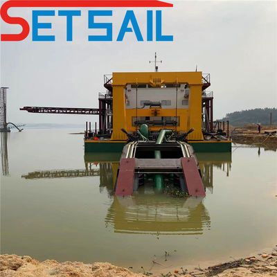 Leistungsstarke 20 Zoll Fluss Sandpumpe Schneider mit Gusseisen Cyclone und Siemens PLC