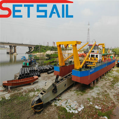 Leistungsstarke 20 Zoll Fluss Sandpumpe Schneider mit Gusseisen Cyclone und Siemens PLC