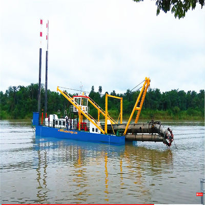 895kw Hauptsächlich Motorkraft Fluss Sandschleifmaschine Saugbagger Schiff zum Baggern im Fluss
