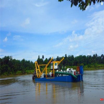 895kw Hauptsächlich Motorkraft Fluss Sandschleifmaschine Saugbagger Schiff zum Baggern im Fluss