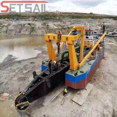 20 Zoll Leinwand Kapazität 1000m3/h Schotter Schlammsand Bagger für das Baggen in flachem Wasser