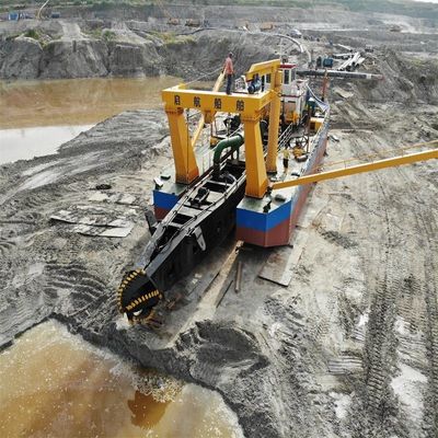 180000.000kg Bruttogewicht Schneidmaschine Saugbagger mit 1000m3/h Motorleistung