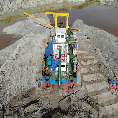 180000.000kg Bruttogewicht Schneidmaschine Saugbagger mit 1000m3/h Motorleistung