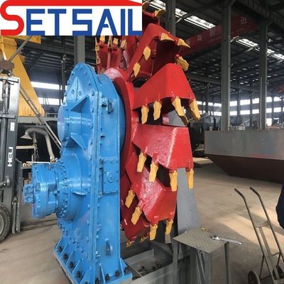 River Cummins Dieselmotor-Rad-Eimer-Sandbagger mit Rexroth-Hydrauliksystem