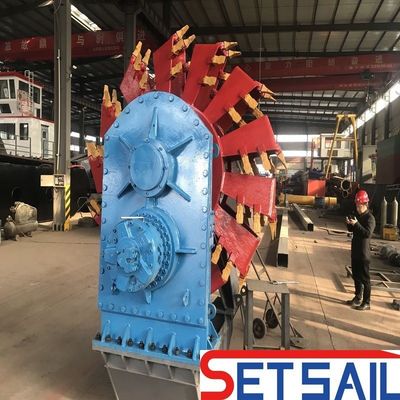 Anker Boom Wheel Bucket Dredger mit Weichai Dieselmotor und 160m3-2000m3 Kapazität
