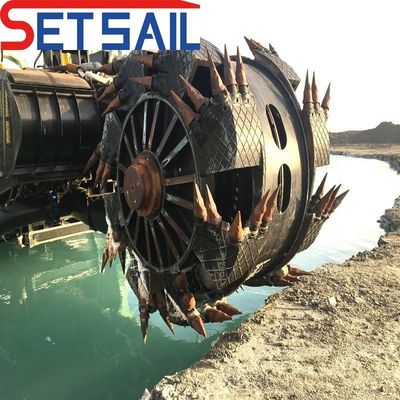 Kraftvolle Dieselmotor-Sandpumpe-Rad-Eimer-Schlamm-Dräger mit Konzentrationsmessgerät