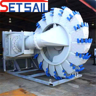 Siemens PLC Wasserfluss 2000m3 Hydraulischer Räder-Eimer-Dredger mit Gesamtbreite 5,2m-12m