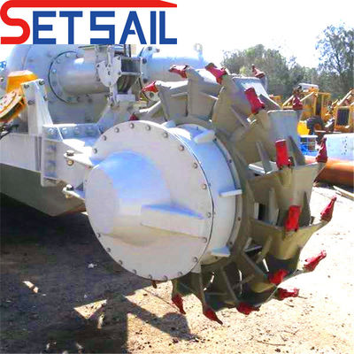 Siemens PLC Wasserfluss 2000m3 Hydraulischer Räder-Eimer-Dredger mit Gesamtbreite 5,2m-12m