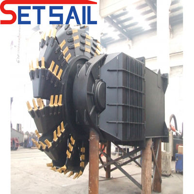 8m-20m Baggertiefe Siemens PLC Wasserfluss 5000m3 Räder Eimerbagger mit Kopf