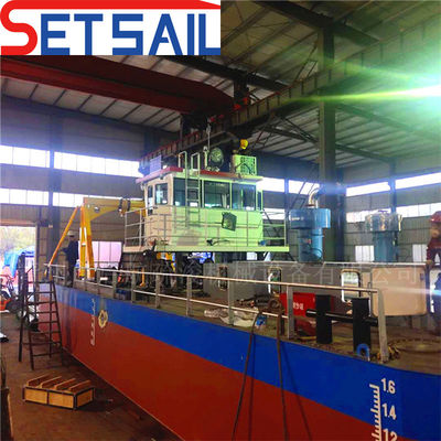 Gesamtbreite 4,5 bis 12 m Rücksaug-Dredger mit fortgeschrittenem Hydraulikmotor