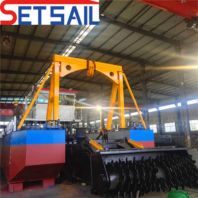 Rexroth Hydraulic Diesel Motor Power Suction Hopper Bagger für Schlamm Gesamtbreite 4,5 m-12 m
