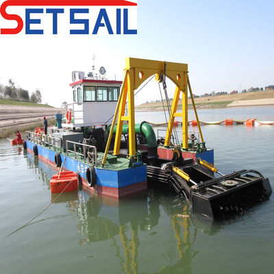 Rexroth Hydraulic Diesel Motor Power Suction Hopper Bagger für Schlamm Gesamtbreite 4,5 m-12 m