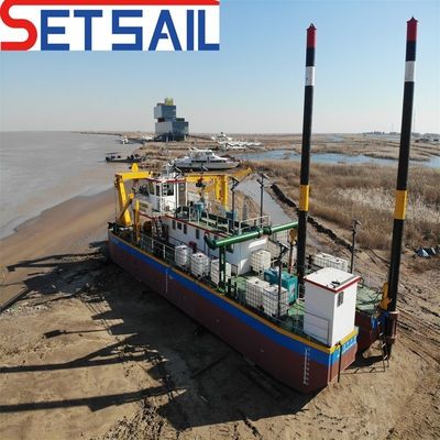 800m3-20000m3 Wasserstromrad Eimer Schotterbagger QHWBD-45 mit Hydraulikfahrzeug