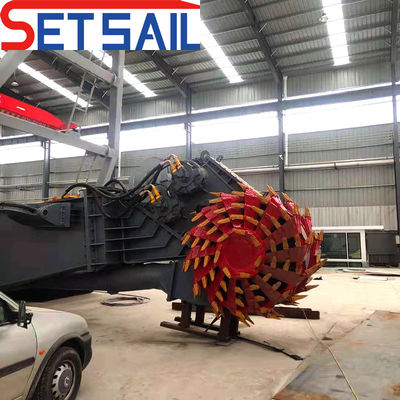 8m-20m Baggertiefe Hydraulischer Schneiderkopf Rad Eimerbagger mit Konzentrationsmesser