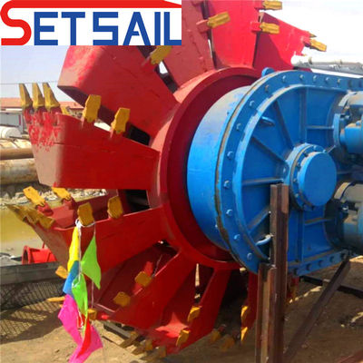 17m-50m Dieselmotor Fluss Sandpumpe Rad Eimer Bagger mit Gesamtlänge 17m-50m