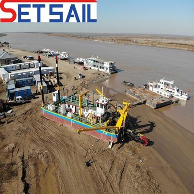 Fluss-Sandpumpe-Rad-Eimer-Dredger mit Dredgedichte von 8m-20m und US-Währung