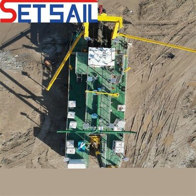 Fluss-Sandpumpe-Rad-Eimer-Dredger mit Dredgedichte von 8m-20m und US-Währung