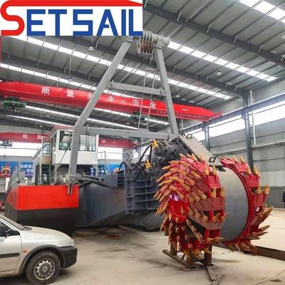 Rexroth Hydraulic System Eimerrad-Dredger mit Spud-Fahrzeug und lebenslangem Kundendienst
