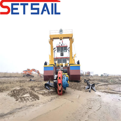 Eimerrad-Dredger mit 8m-20m Baggertiefe und 800m-5000m Entlastungsweite