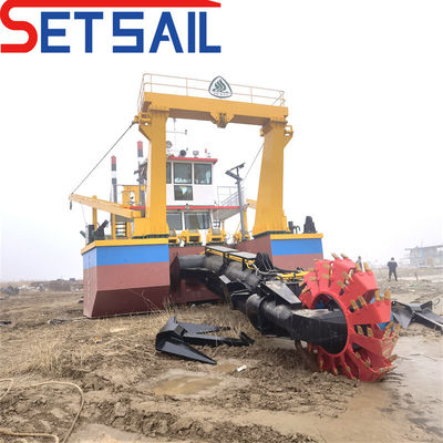 Kraft-Eimer-Rad-Dredger für harten Schlamm Gesamtleistung 224kw-2720kw und Siemens PLC