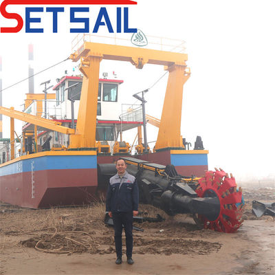 Fluss- und Seesandbagger Hydraulischer Eimerradbagger zur Landgewinnung