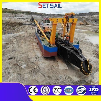 Mini-Flussstrahl-Saub-Sandpumpe Schiffsgräber mit 110kw-2000kw Dieselmotorleistung
