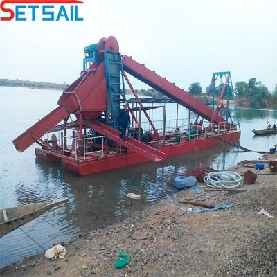 5.5kw-50kw Trommelbild Motorkette Eimer Fluss Goldbergbau Bagger zu Ihrem Vorteil