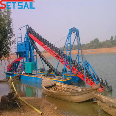 5.5kw-50kw Trommelbild Motorkette Eimer Fluss Goldbergbau Bagger zu Ihrem Vorteil