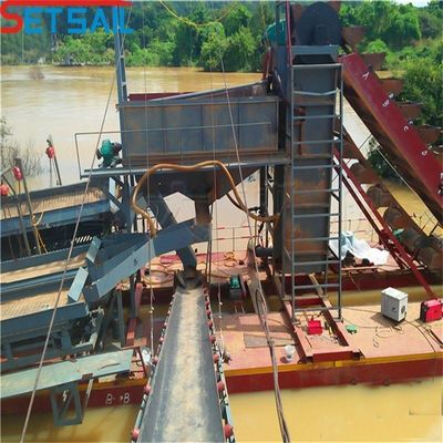 5.5kw-50kw Trommelbild Motorkette Eimer Fluss Goldbergbau Bagger zu Ihrem Vorteil