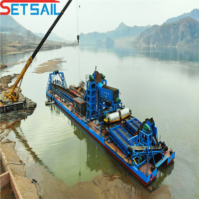 5.5kw-50kw Trommelbild Motorkette Eimer Fluss Goldbergbau Bagger zu Ihrem Vorteil