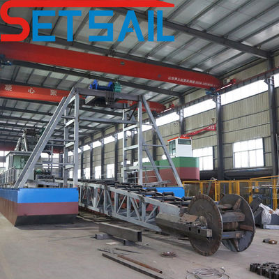 7.5kw-20kw Power Injection Pump Power Chain Bucket Mining Sand Gold Dredger für den Kongo