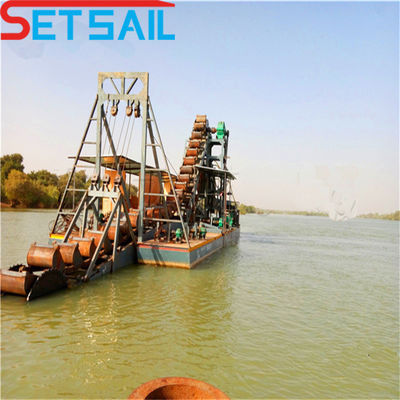 Chain Bucket Lake Sand Gold- und Diamantenbergbaudräger mit einer Kapazität von 0,035 bis 1,2 m3