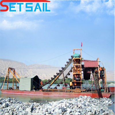 Chain Bucket Lake Sand Gold- und Diamantenbergbaudräger mit einer Kapazität von 0,035 bis 1,2 m3