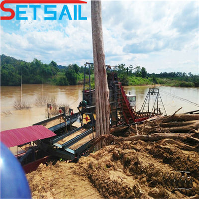 Chain Bucket Lake Sand Gold- und Diamantenbergbaudräger mit einer Kapazität von 0,035 bis 1,2 m3