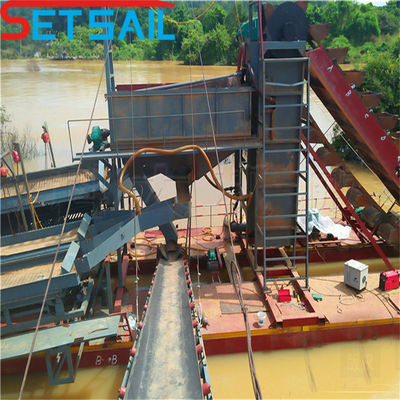 Chain Bucket Lake Sand Gold- und Diamantenbergbaudräger mit einer Kapazität von 0,035 bis 1,2 m3
