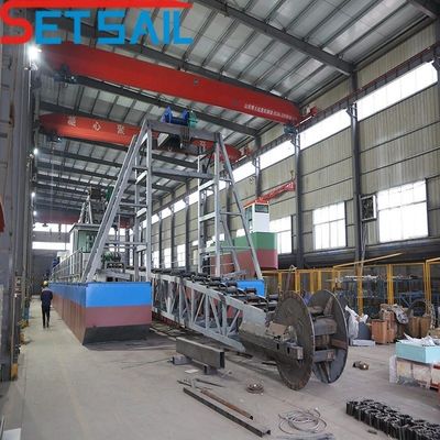 4kw*3-15kw*3 Eimerketten-Goldbagger für Flußbagger Baggertiefe 7-30 Meter